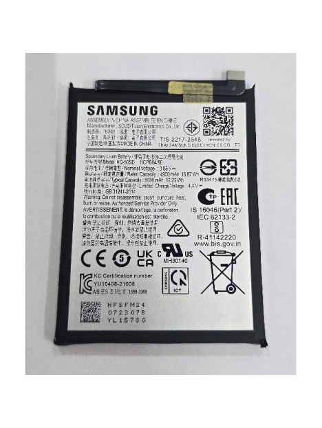 Bateria SCUD-HQ-50S 5000mAh para Samsung Galaxy A03 SM-A035 Galaxy A02s A025F GH81-21636A Service Pack