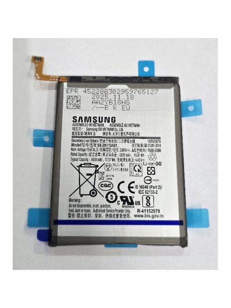 Bateria EB-BN770ABY 4500mAh para Samsung Galaxy Note 10 Lite N770F GH82-22054A Service Pack