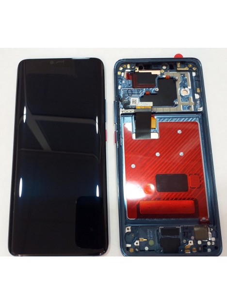 Huawei Mate 20 Pro pantalla lcd + tactil negro + marco azul MATE20PRO MATE 20PRO LYA-AL00 LYA-AL00P LYA-L09 LYA-L29