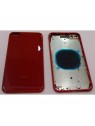 IPhone 8 Plus A1864 A1897 A1898 carcasa central o marco + tapa trasera o tapa bateria roja