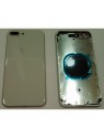 IPhone 8 Plus A1864 A1897 A1898 carcasa central o marco + tapa trasera o tapa bateria blanca