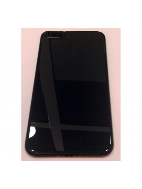 IPhone 8 Plus A1864 A1897 A1898 carcasa central o marco + tapa trasera o tapa bateria negra