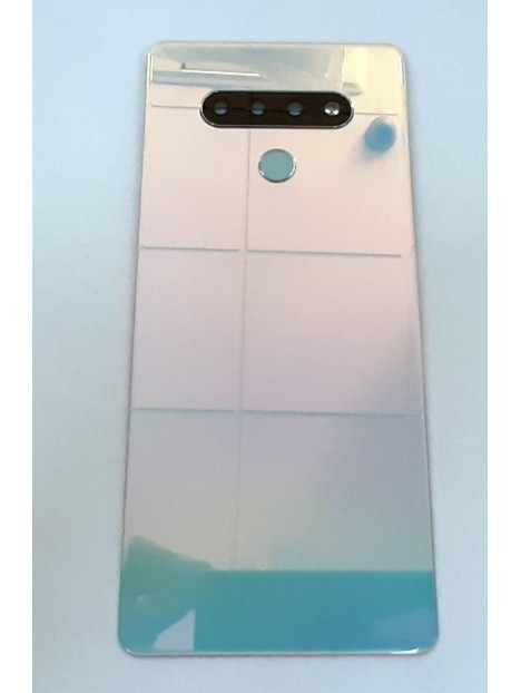 thumbnail image 2 of Shiny White Battery Back Cover For LG Stylo 6 Q730 – Includes Camera Lens 2 of 4