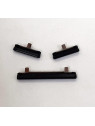 Set 3 botones negros para Samsung Galaxy Note 8 SM-N950F calidad premium