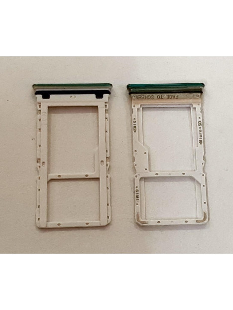 Soporte o bandeja dual sim verde para Xiaomi Mi 10T Lite 5g calidad premium