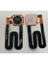 Flex boton home dorado para Motorola Moto G6 Play XT1922 calidad premium