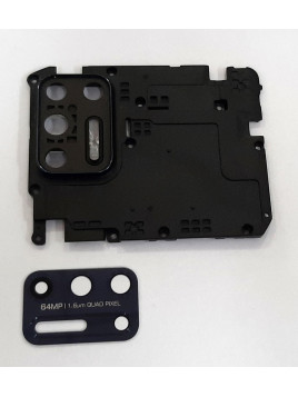 Carcasa sujecion para Motorola Moto G9 Plus mas cristal camara calidad premium