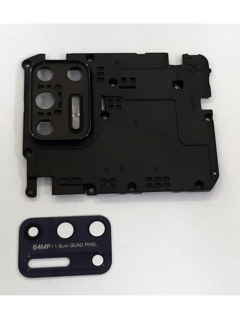 Carcasa sujecion para Motorola Moto G9 Plus mas cristal camara calidad premium