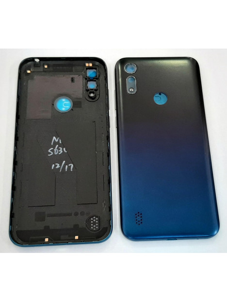 Tapa trasera o tapa bateria azul para Motorola Moto E6I