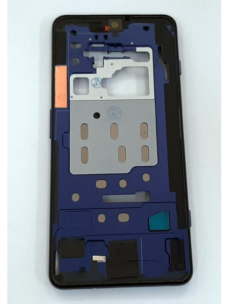 Carcasa central o marco azul para Xiaomi Black Shark 4 calidad premium