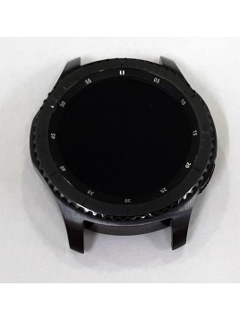 Pantalla lcd para Samsung Galaxy Gear S3 R760 R765 mas tactil negro mas marco negro calidad premium