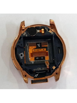 Pantalla lcd para Samsung Galaxy Watch 42mm R810 R815 mas tactil negro mas marco dorado calidad premium