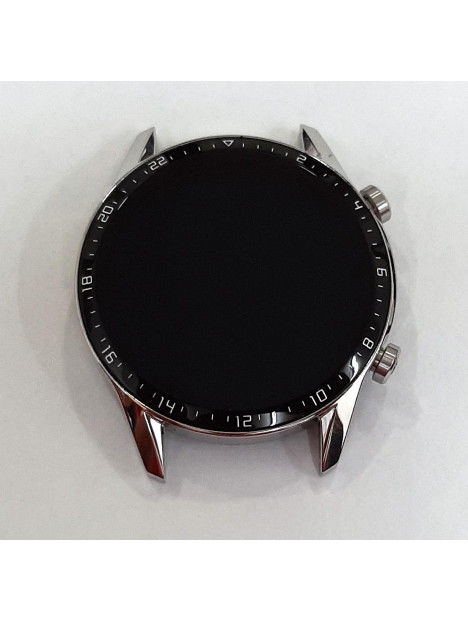 Pantalla lcd para Huawei Watch GT2 LTM-B19 46mm with mas tactil negro mas marco plata calidad premium