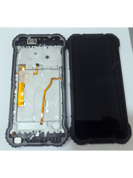 Pantalla lcd para Doogee S58 Pro mas tactil negro mas marco negro service pack premium