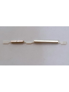 Botones dorados para Huawei Mediapad M3 8.4 BTV-W09 calidad premium