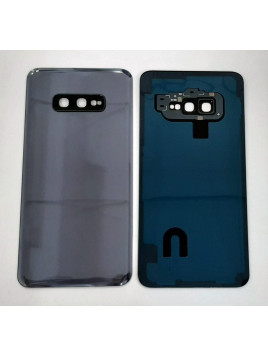 Tapa trasera o tapa bateria negra para Samsung Galaxy S10e G970F sm-g970fg mas cubierta camara