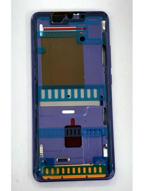 Carcasa central o marco purpura para Xiaomi Mi Note 10 Mi Note 10 Pro Mi Note 10 Lite Mi CC9 Pro calidad premium