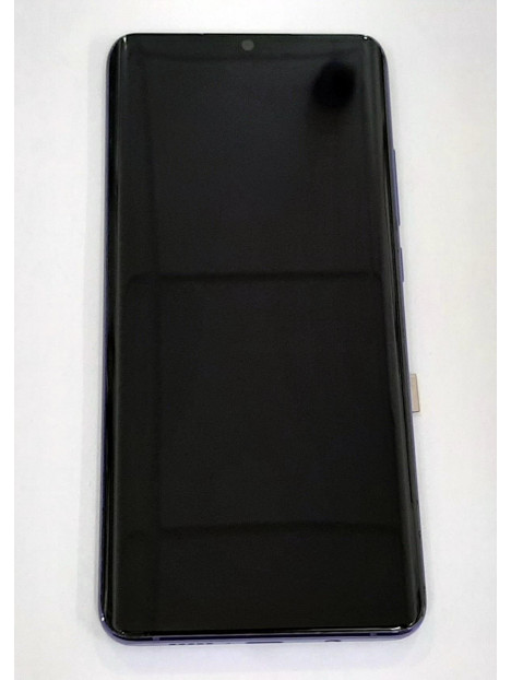 Pantalla LCD para Xiaomi Mi Note 10 mas tactil negro mas marco purpura calidad premium