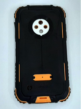 Tapa trasera o tapa bateria naranja para Doogee S35 Pro