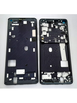 Carcasa central o marco negro para Motorola Moto Edge calidad premium