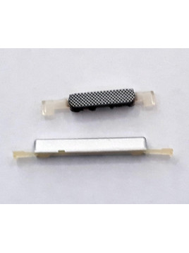 Set 2 botones platas para Lenovo Tab 4 tb-8504 calidad premium