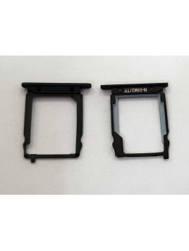 Set 2 soporte o bandeja sim y sd negro para Cubot X9 calidad premium