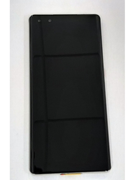 Pantalla lcd para Huawei Mate 40 Pro NOH-AN00 NOH-NX9 mas tactil negro mas marco plata calidad premium