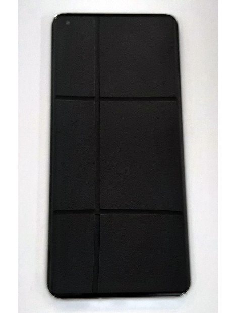 Pantalla lcd para Xiaomi MI 11 5G mas tactil negro mas marco plata calidad premium