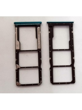 Soporte o bandeja dual sim verde para Xiaomi Redmi Note 9 5G calidad premium