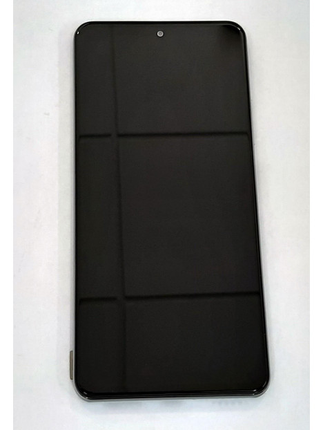 Pantalla lcd para Xiaomi MI 11I mas tactil negro mas marco plata calidad premium