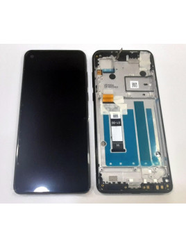 Pantalla lcd para Motorola Moto One Vision P50 XT1970 mas tactil negro mas marco negro Service Pack Premium