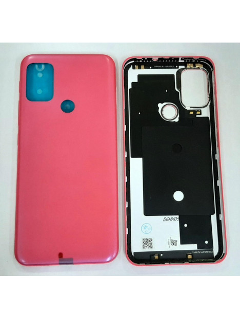 Tapa trasera o tapa bateria rosa para moto g20