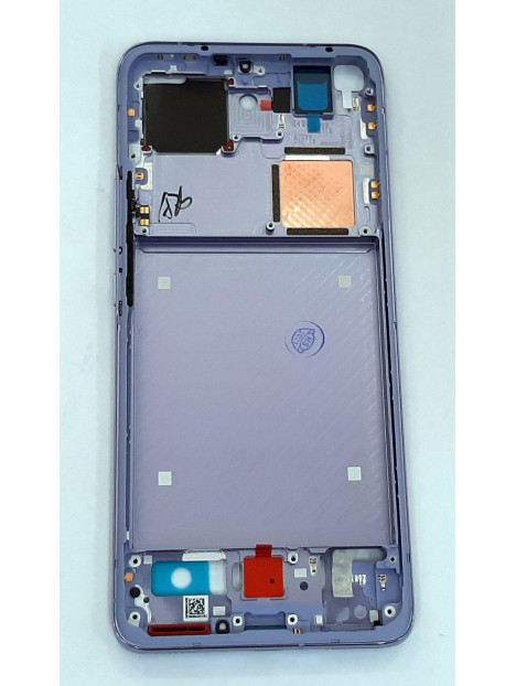 Carcasa central o marco purpura para Xiaomi Mi 11 Ultra calidad premium