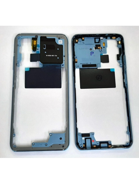 Carcasa central o marco azul para Xiaomi Redmi Note 10S calidad premium