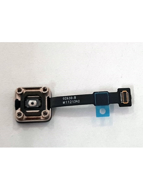 Flex boton home negro para Macbook Air 13.3" M1 A2179 2020 calidad premium