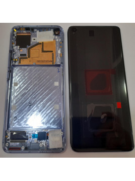 Pantalla para Xiaomi Mi 11 5G 56000600K200 mas tactil negro mas marco violeta Service Pack Premium