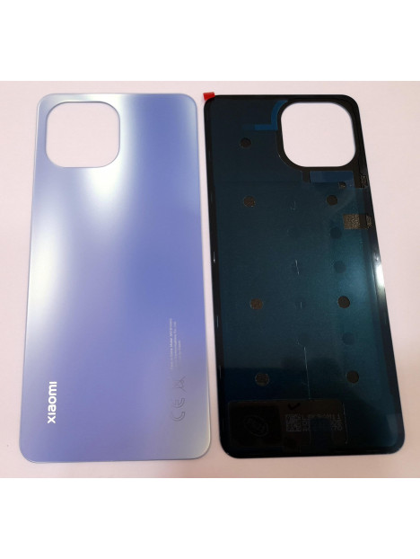 Tapa trasera o tapa bateria azul para Xiaomi Mi 11 Lite 55050000TC4J Service Pack Premium