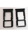 Soporte o bandeja dual sim negra para Oneplus Nord N10 5G calidad premium