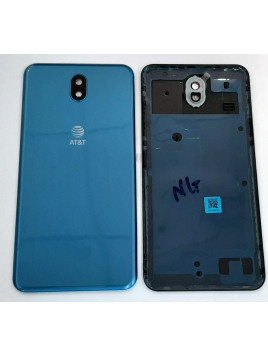 Tapa trasera o tapa bateria azul para LG K30 2019 mas cubierta camara