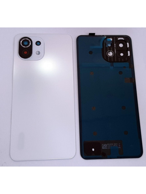 Tapa trasera o tapa bateria blanca para Xiaomi MI 11 Lite mas cubierta camara