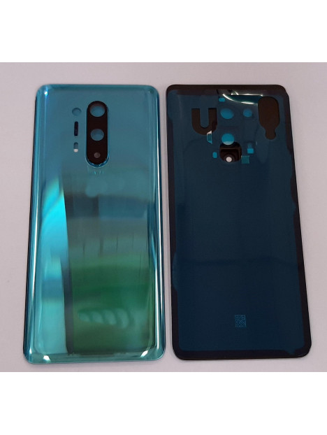 Tapa trasera o tapa bateria azul claro para Oneplus 8 Pro mas cubierta camara