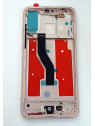 Pantalla LCD para Huawei P20 Pro CLT-L04 CLT-L09 CLT-L29 mas tactil negro mas marco rosa compatible remanufacturado
