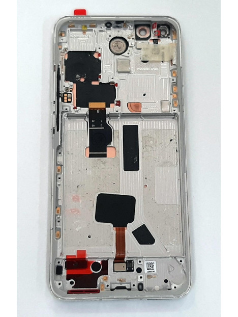 Pantalla lcd para Huawei P40 Pro ELS-NX9 ELS-N04 mas tactil negro mas marco plata calidad premium