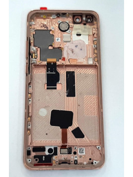 Pantalla lcd para Huawei P40 Pro ELS-NX9 ELS-N04 mas tactil negro mas marco dorado calidad premium