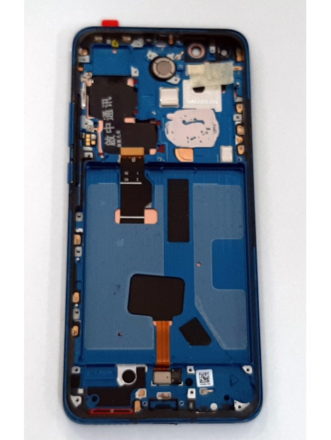 Pantalla lcd para Huawei P40 Pro ELS-NX9 ELS-N04 mas tactil negro mas marco azul calidad premium