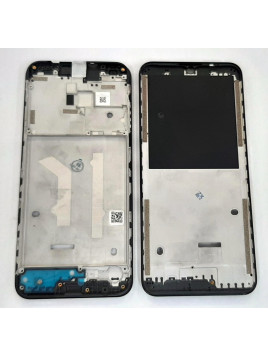 Carcasa central o marco negro para Motorola Moto G9 Play calidad premium