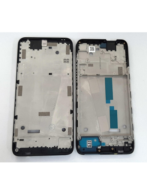 Carcasa central o marco negro para Motorola Moto One Fusion plus calidad premium