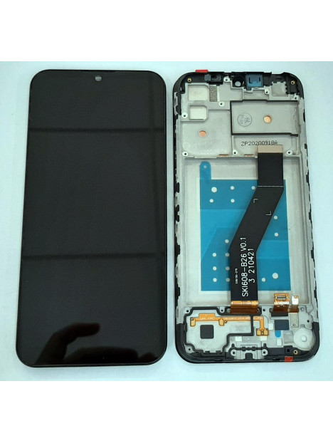 Pantalla lcd para Motorola Moto E6S mas tactil negro mas marco negro calidad premium