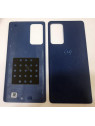 Tapa batería Blue Leather para Motorola Edge 20 Pro XT2153 Premium Service Pack