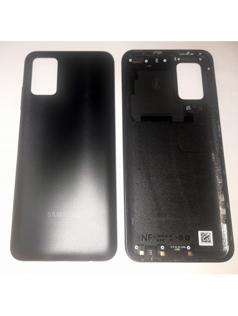 Tapa trasera o tapa bateria negro para Samsung Galaxy A03s 2021 A037G GH81-21266A Service Pack Premium